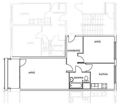 Mieszkanie 2 pokoje 47.7 m² Wrocław-Fabryczna