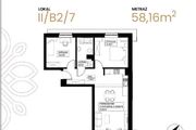 Mieszkanie jednopoziomowe 3 pokoje 58.61 m² - - foto 13
