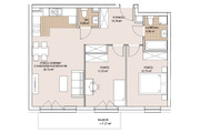 Mieszkanie rozkładowe 3 pokoje 69.09 m² - Lokum - foto 17